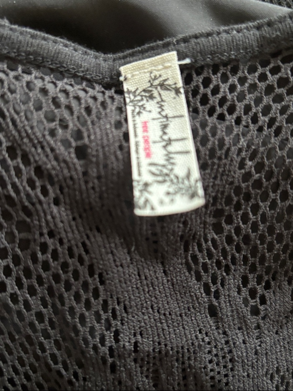 Intimately Black Lace Long-Sleeve Sheer Top - Women Intimates Size Small - Picture 5 of 5